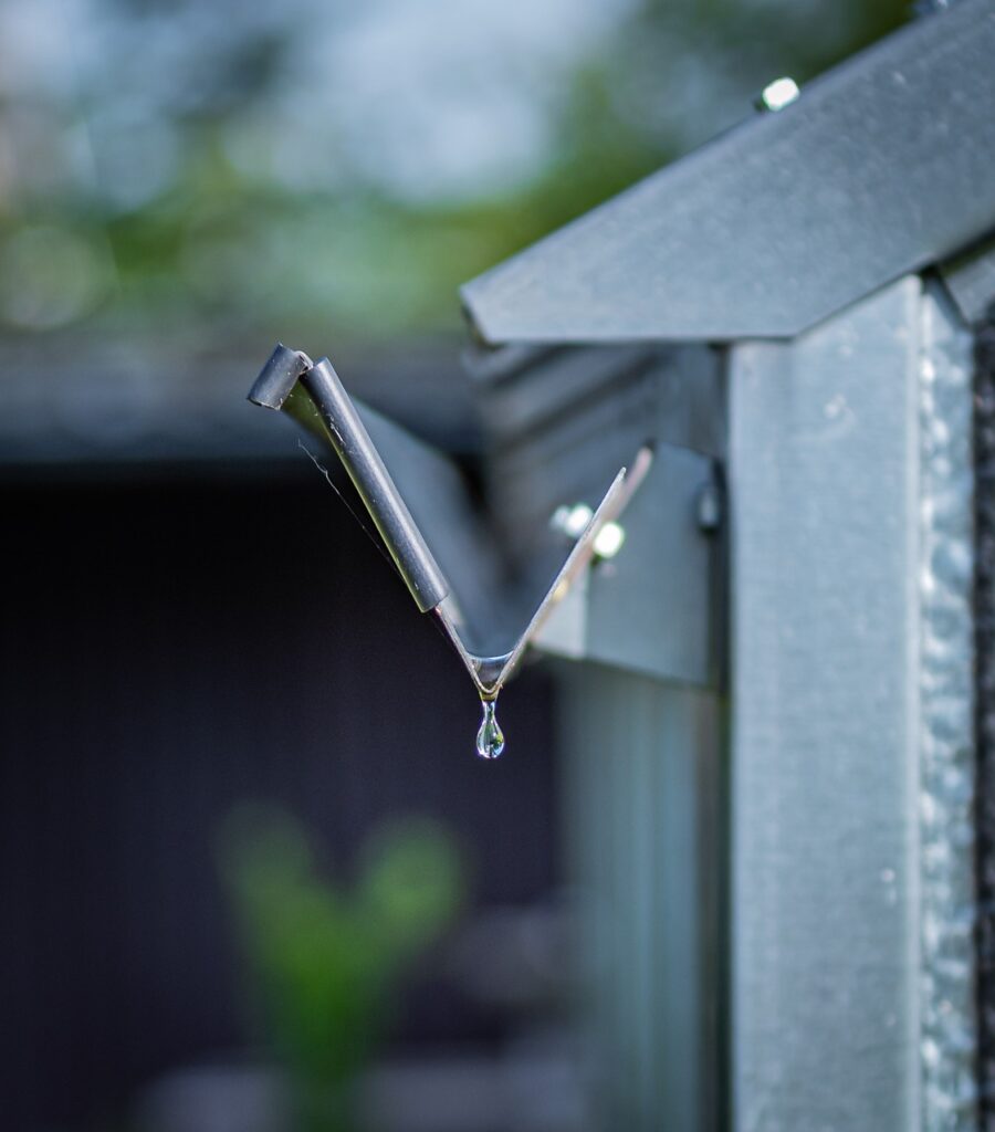 waterdrop, rain gutter, greenhouse-4262083.jpg